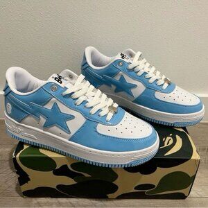 bape stars light blue